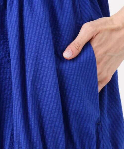 MK MICHEL KLEIN / エムケーミッシェルクラン ロング・マキシ丈ワンピース | Vネックフレンチスリーブワンピース/洗える | 詳細14