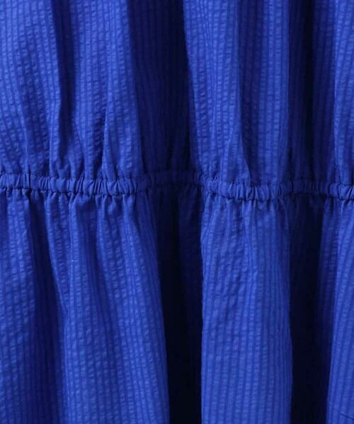 MK MICHEL KLEIN / エムケーミッシェルクラン ロング・マキシ丈ワンピース | Vネックフレンチスリーブワンピース/洗える | 詳細17