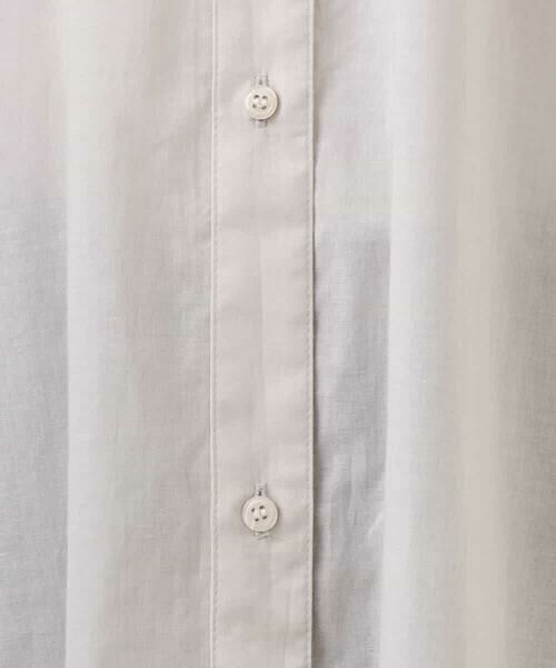 MK MICHEL KLEIN / エムケーミッシェルクラン シャツ・ブラウス | コットンリネンロングシャツワンピース/洗える | 詳細5