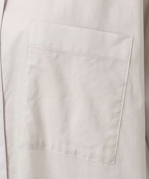 MK MICHEL KLEIN / エムケーミッシェルクラン シャツ・ブラウス | コットンリネンロングシャツワンピース/洗える | 詳細6