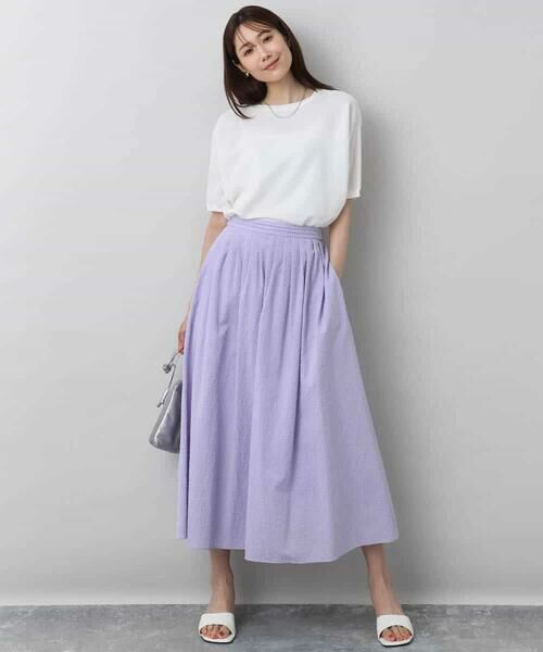 MK MICHEL KLEIN / エムケーミッシェルクラン ニット・セーター | ガーター編み五分袖ニット/洗える | 詳細11