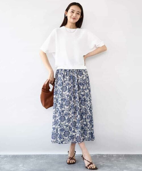 MK MICHEL KLEIN / エムケーミッシェルクラン ニット・セーター | ガーター編み五分袖ニット/洗える | 詳細15