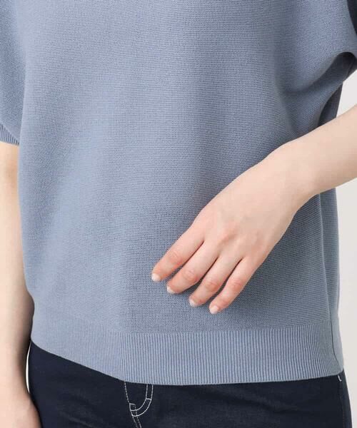 MK MICHEL KLEIN / エムケーミッシェルクラン ニット・セーター | ガーター編み五分袖ニット/洗える | 詳細29