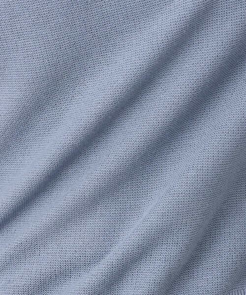 MK MICHEL KLEIN / エムケーミッシェルクラン ニット・セーター | ガーター編み五分袖ニット/洗える | 詳細30