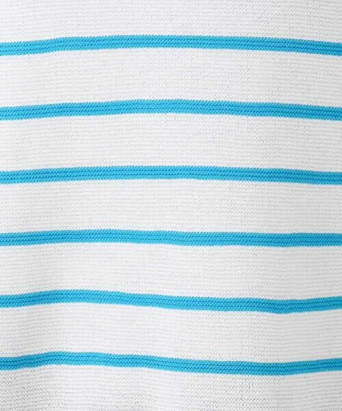 MK MICHEL KLEIN / エムケーミッシェルクラン ニット・セーター | Vネックボーダー柄ニット/UVカット/洗える | 詳細27