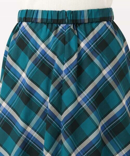 MK MICHEL KLEIN / エムケーミッシェルクラン ロング・マキシ丈スカート | チェック柄サーキュラースカート/洗える | 詳細21