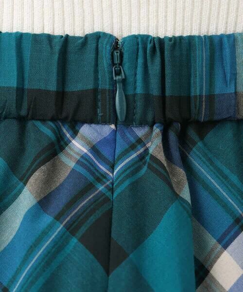 MK MICHEL KLEIN / エムケーミッシェルクラン ロング・マキシ丈スカート | チェック柄サーキュラースカート/洗える | 詳細22