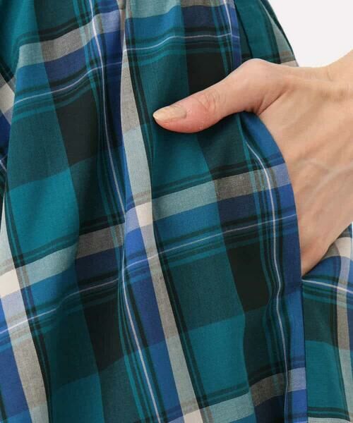 MK MICHEL KLEIN / エムケーミッシェルクラン ロング・マキシ丈スカート | チェック柄サーキュラースカート/洗える | 詳細23