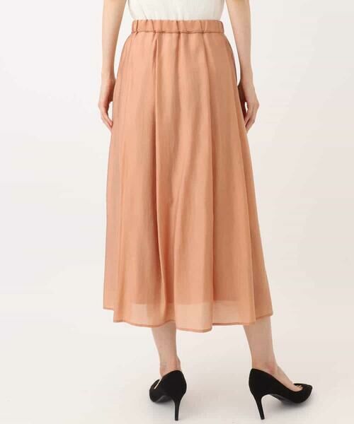 MK MICHEL KLEIN / エムケーミッシェルクラン ロング・マキシ丈スカート | ウエストタックシアースカート/洗える | 詳細28