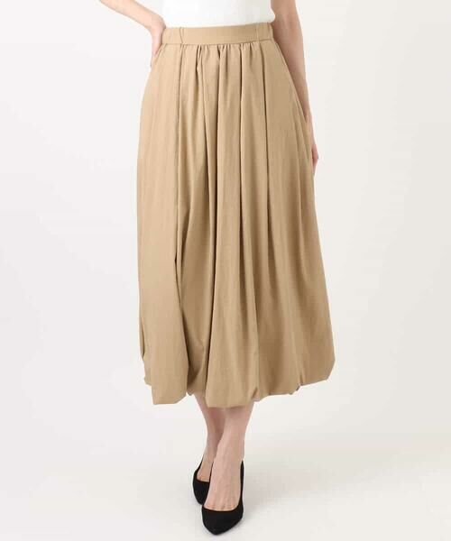 MK MICHEL KLEIN / エムケーミッシェルクラン ロング・マキシ丈スカート | バルーンシルエットスカート/UVカット/接触冷感/洗える | 詳細15