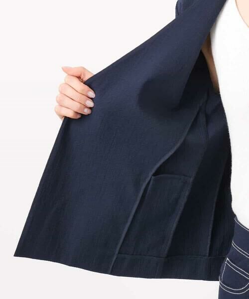 MK MICHEL KLEIN / エムケーミッシェルクラン ノーカラージャケット | ハーフスリーブジャケット/撥水/UVカット/洗える | 詳細21