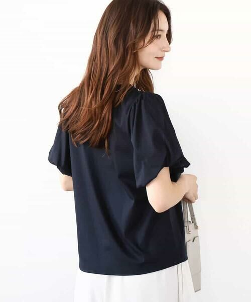 MK MICHEL KLEIN / エムケーミッシェルクラン カットソー | バルーンスリーブカットソー/接触冷感/洗える | 詳細1