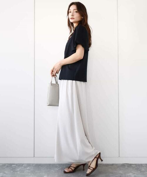 MK MICHEL KLEIN / エムケーミッシェルクラン カットソー | バルーンスリーブカットソー/接触冷感/洗える | 詳細3