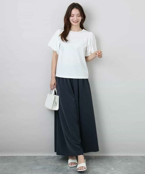 MK MICHEL KLEIN / エムケーミッシェルクラン カットソー | バルーンスリーブカットソー/接触冷感/洗える | 詳細6