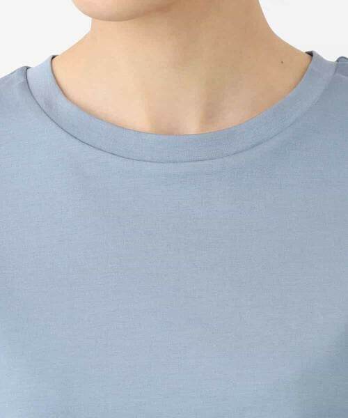 MK MICHEL KLEIN / エムケーミッシェルクラン カットソー | シアー切替えランタンスリーブカットソー/接触冷感/洗える | 詳細24