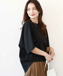 MK MICHEL KLEIN / エムケーミッシェルクラン カットソー | ドルマンスリーブカットソー/接触冷感/UVカット/洗える