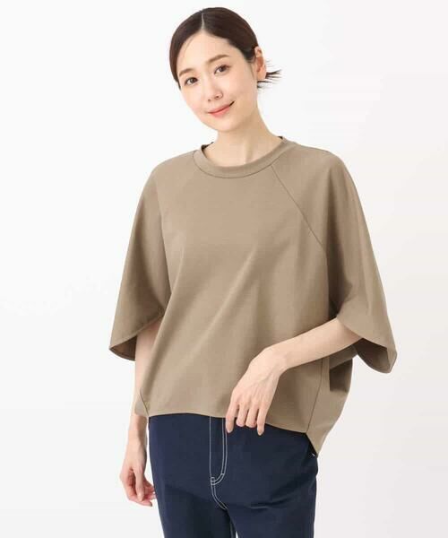 MK MICHEL KLEIN / エムケーミッシェルクラン カットソー | ドルマンスリーブカットソー/接触冷感/UVカット/洗える | 詳細11