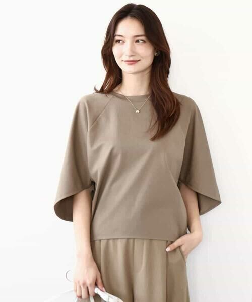 MK MICHEL KLEIN / エムケーミッシェルクラン カットソー | ドルマンスリーブカットソー/接触冷感/UVカット/洗える | 詳細12