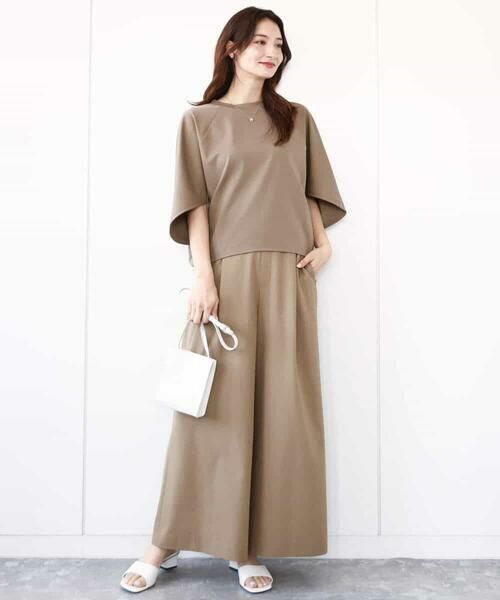 MK MICHEL KLEIN / エムケーミッシェルクラン カットソー | ドルマンスリーブカットソー/接触冷感/UVカット/洗える | 詳細14