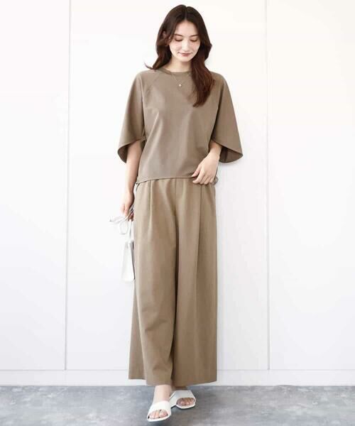 MK MICHEL KLEIN / エムケーミッシェルクラン カットソー | ドルマンスリーブカットソー/接触冷感/UVカット/洗える | 詳細15