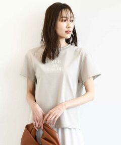 MK MICHEL KLEIN / エムケーミッシェルクラン カットソー | ベーシックロゴTシャツ/洗える