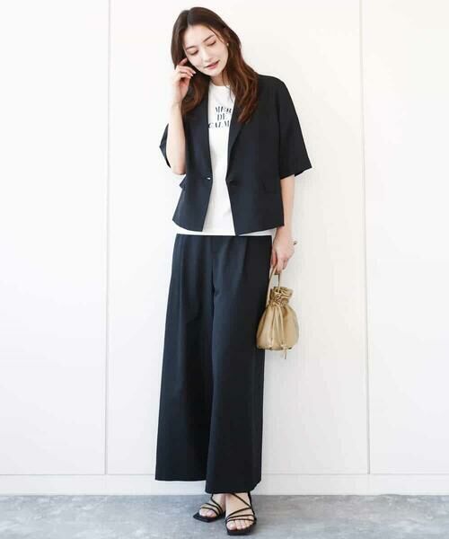 MK MICHEL KLEIN / エムケーミッシェルクラン カットソー | ベーシックロゴTシャツ/洗える | 詳細11