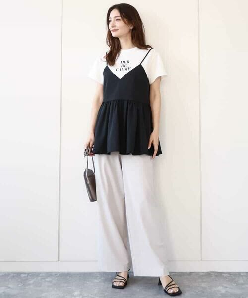 MK MICHEL KLEIN / エムケーミッシェルクラン カットソー | ベーシックロゴTシャツ/洗える | 詳細15