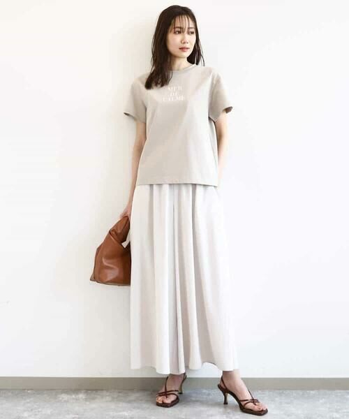 MK MICHEL KLEIN / エムケーミッシェルクラン カットソー | ベーシックロゴTシャツ/洗える | 詳細2