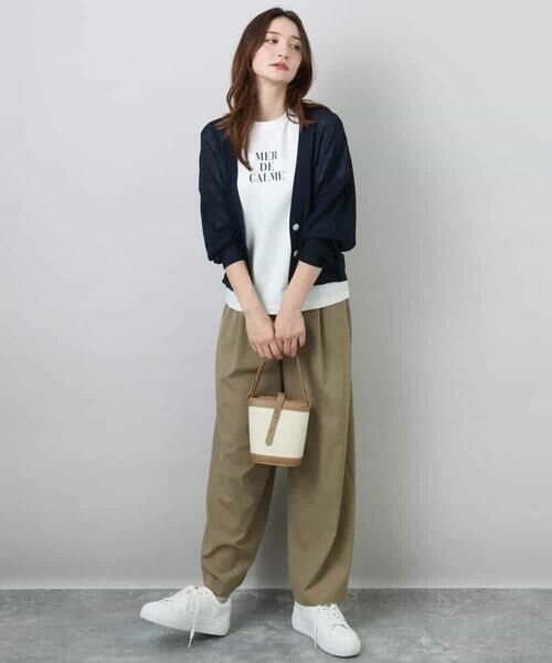 MK MICHEL KLEIN / エムケーミッシェルクラン カットソー | ベーシックロゴTシャツ/洗える | 詳細21