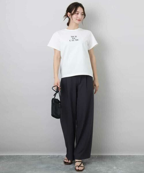 MK MICHEL KLEIN / エムケーミッシェルクラン カットソー | ベーシックロゴTシャツ/洗える | 詳細23