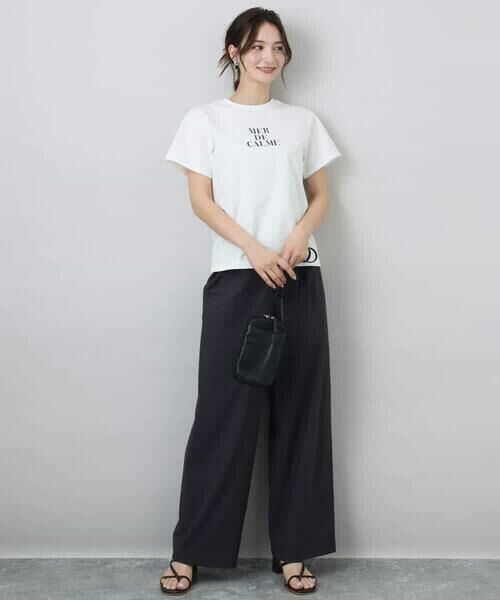 MK MICHEL KLEIN / エムケーミッシェルクラン カットソー | ベーシックロゴTシャツ/洗える | 詳細26