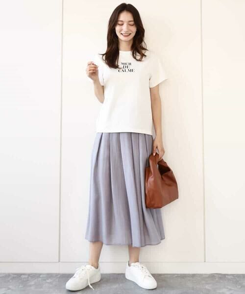 MK MICHEL KLEIN / エムケーミッシェルクラン カットソー | ベーシックロゴTシャツ/洗える | 詳細8