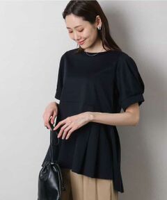 MK MICHEL KLEIN / エムケーミッシェルクラン カットソー | タックディティールカットソー/接触冷感/洗える