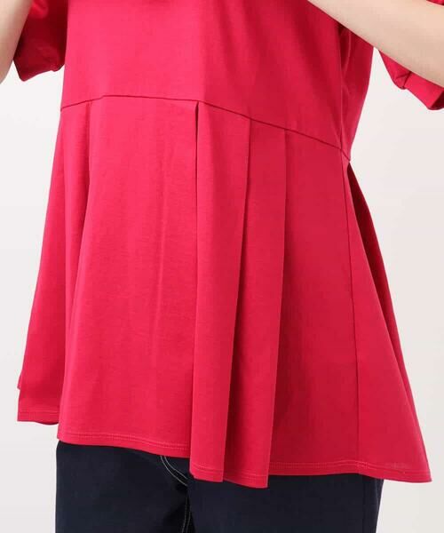 MK MICHEL KLEIN / エムケーミッシェルクラン カットソー | タックディティールカットソー/接触冷感/洗える | 詳細20