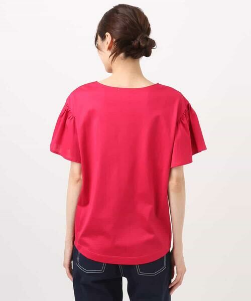 MK MICHEL KLEIN / エムケーミッシェルクラン カットソー | フレアースリーブ天竺カットソー/接触冷感/洗える | 詳細16