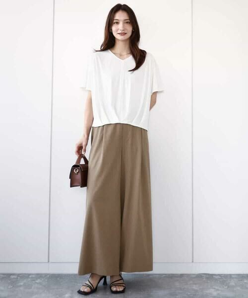 MK MICHEL KLEIN / エムケーミッシェルクラン その他パンツ | ドライリネンライクワイドパンツ/洗える | 詳細15