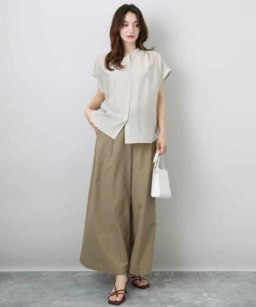 MK MICHEL KLEIN / エムケーミッシェルクラン その他パンツ | ドライリネンライクワイドパンツ/洗える | 詳細27