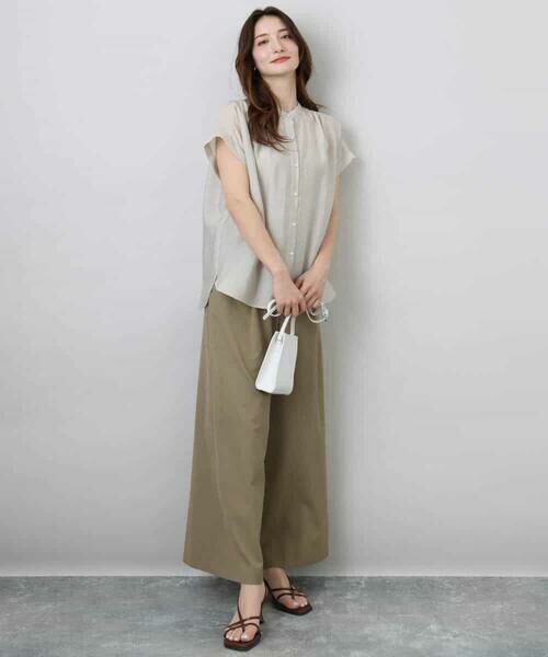 MK MICHEL KLEIN / エムケーミッシェルクラン その他パンツ | ドライリネンライクワイドパンツ/洗える | 詳細28