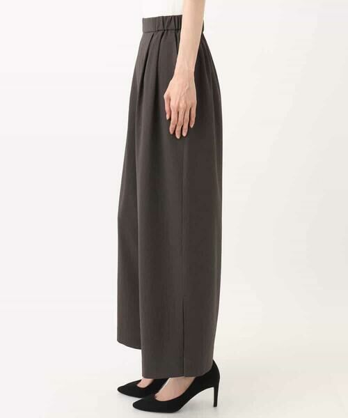 MK MICHEL KLEIN / エムケーミッシェルクラン チノ・ワークパンツ | サイドスリットセミワイドパンツ/洗える | 詳細25