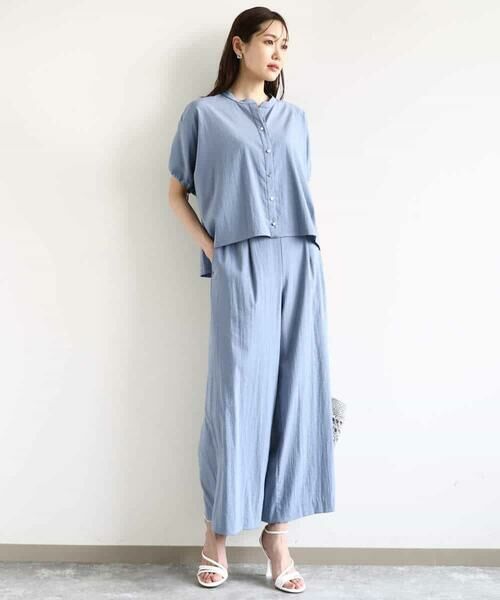 MK MICHEL KLEIN / エムケーミッシェルクラン その他パンツ | リラクシーワイドパンツ/UVカット/接触冷感/洗える | 詳細10