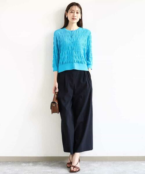 MK MICHEL KLEIN / エムケーミッシェルクラン その他パンツ | リラクシーワイドパンツ/UVカット/接触冷感/洗える | 詳細17