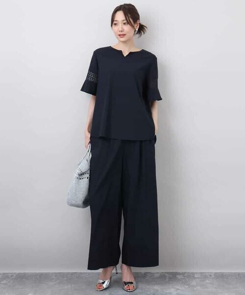 MK MICHEL KLEIN / エムケーミッシェルクラン その他パンツ | リラクシーワイドパンツ/UVカット/接触冷感/洗える | 詳細23