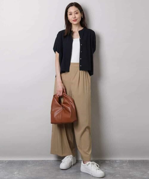 MK MICHEL KLEIN / エムケーミッシェルクラン その他パンツ | リラクシーワイドパンツ/UVカット/接触冷感/洗える | 詳細28