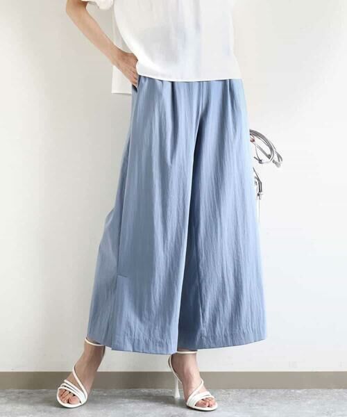 MK MICHEL KLEIN / エムケーミッシェルクラン その他パンツ | リラクシーワイドパンツ/UVカット/接触冷感/洗える | 詳細5