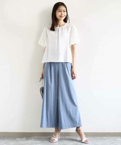 MK MICHEL KLEIN / エムケーミッシェルクラン その他パンツ | リラクシーワイドパンツ/UVカット/接触冷感/洗える | 詳細6