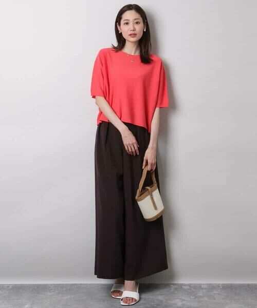 MK MICHEL KLEIN / エムケーミッシェルクラン その他パンツ | 2タックワイドパンツ/洗える | 詳細11