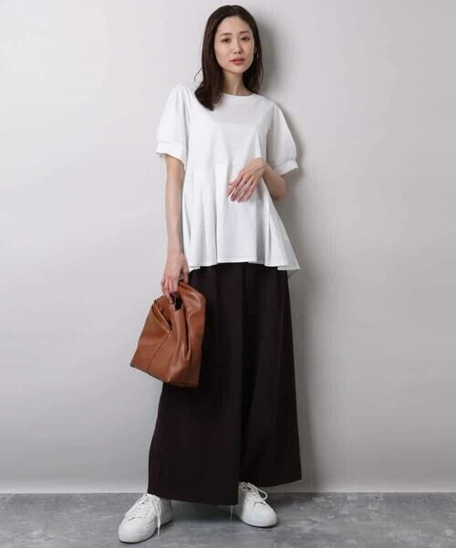 MK MICHEL KLEIN / エムケーミッシェルクラン その他パンツ | 2タックワイドパンツ/洗える | 詳細17