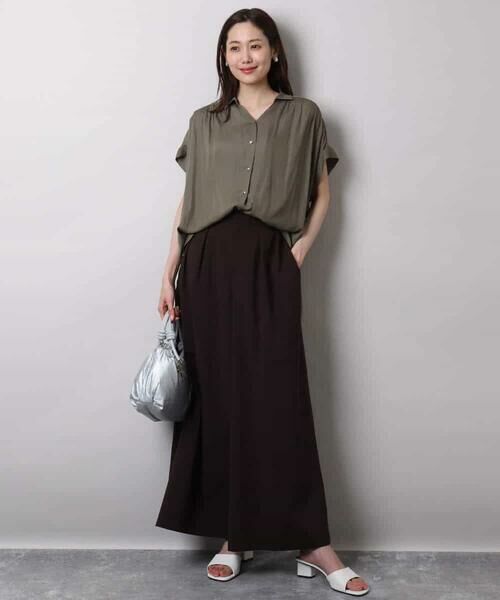 MK MICHEL KLEIN / エムケーミッシェルクラン その他パンツ | 2タックワイドパンツ/洗える | 詳細18