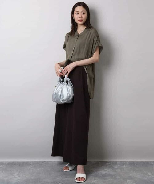 MK MICHEL KLEIN / エムケーミッシェルクラン その他パンツ | 2タックワイドパンツ/洗える | 詳細20