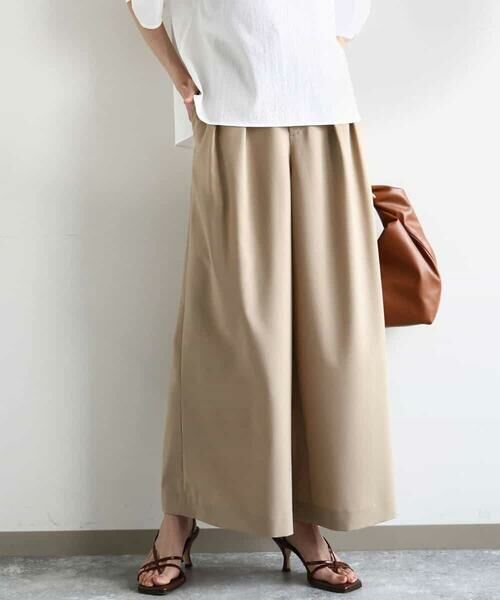 MK MICHEL KLEIN / エムケーミッシェルクラン その他パンツ | 2タックワイドパンツ/洗える | 詳細21